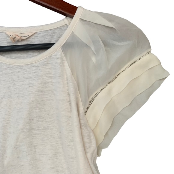 Rebecca Taylor Linen and Silk Blouse  Size S - Picture 7 of 11